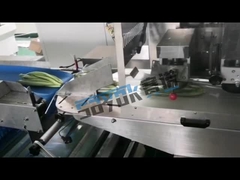 3 кВт овощная и фруктовая упаковочная машина с горизонтальным переключением с онлайн-маркировкой