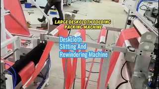 Большой одноразовый лист скатерти, автоматический складной станок для резки