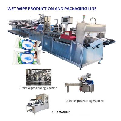 Качество  PLC Control 5 Slitting Lane Wipe Making Machine With 1 Year Warranty Фабрика