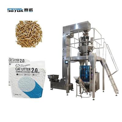 Good price Решение для автоматического взвешивания и вакуумной упаковки бобового творога в смеси с кошачьим наполнителем (вертикальная формовочная, наполняющая, запаивающая машина) для удобного хранения онлайн